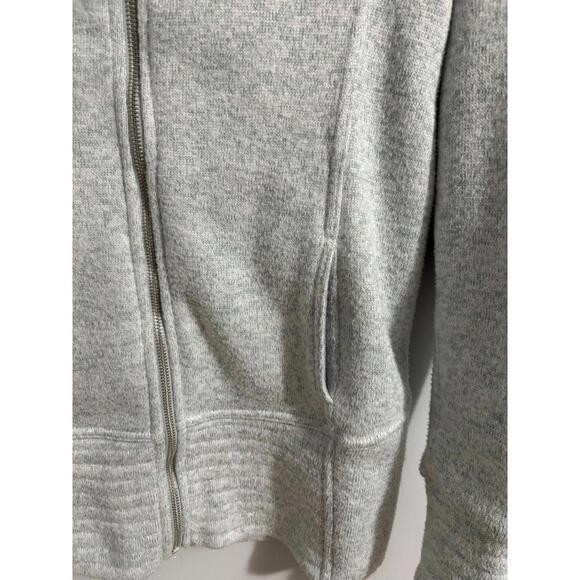 Thread & Supply Blue Zip Up Jacket Womens Small Full Zip Cozy Fleece Lined - Picture 5 of 9